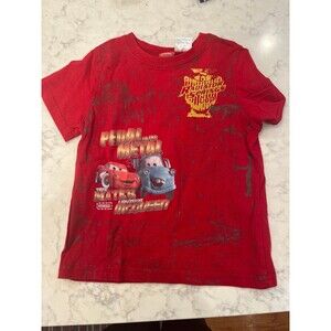 Cars Disney Vintage VTG 5T Graphic Short Sleeve T-shirt Pixar